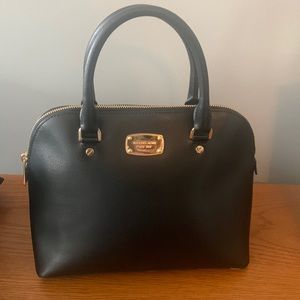 Black Michael Kors Top Handle Satchel Bag